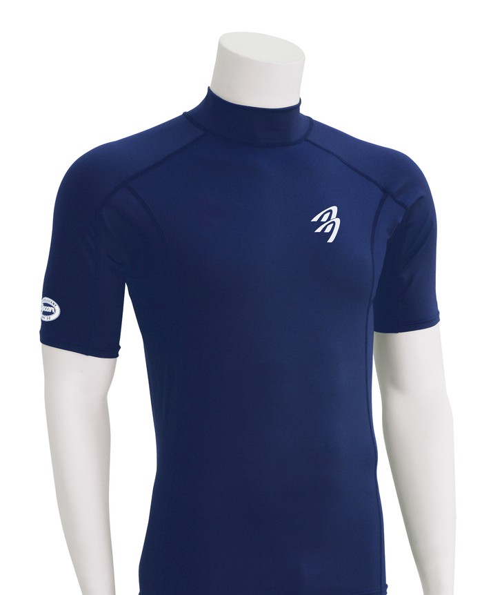 Ascan Shirt Blue 1/2 kurzarm UV-Schutz Rash Vest